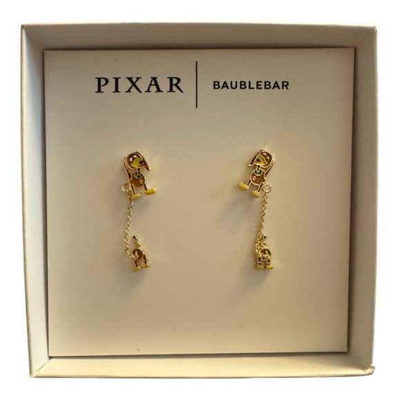 BaubleBar Disney Pixar Toy Story Slinkydog Earrings for two holes/side NIB - Picture 1 of 3